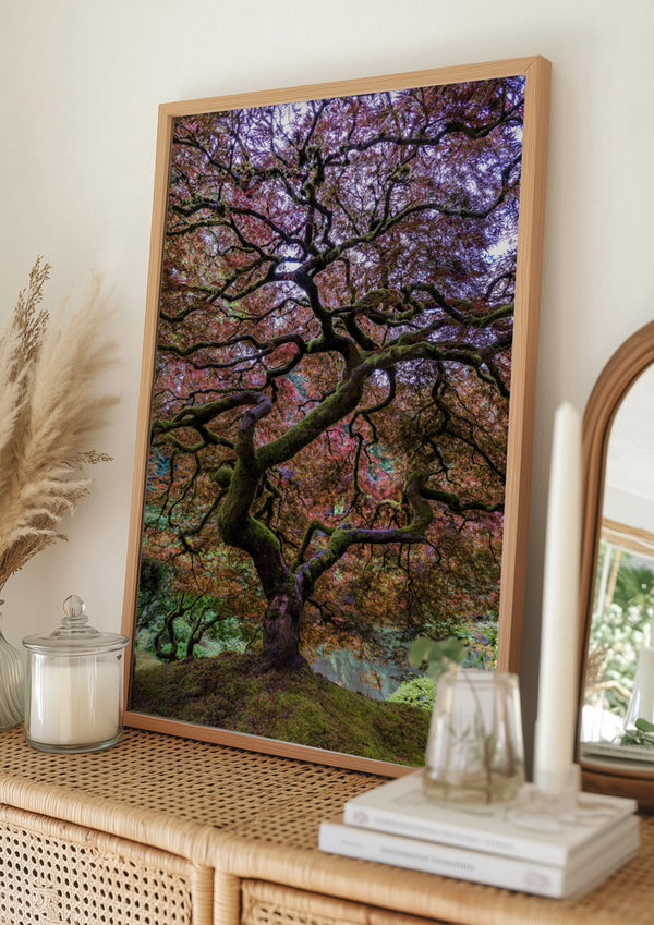 Tablou înramat „Japanese Maple Tree” de Mike Centioli
