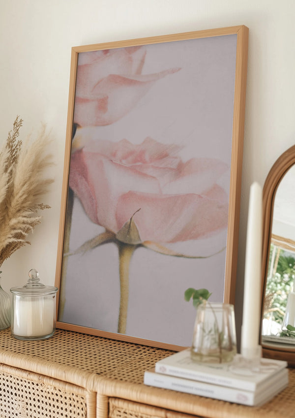 Tablou înramat „Two Roses” de Delphine Devos