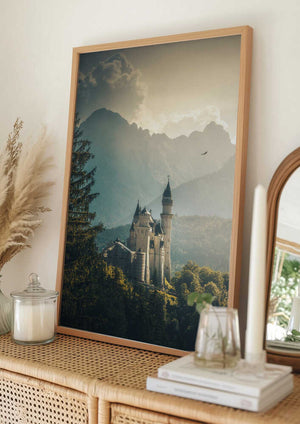 Tablou înramat „Neuschwanstein Castle” de Cuma Cevik