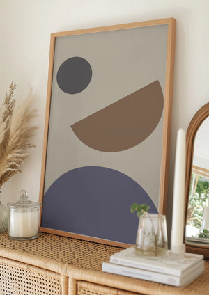 Tablou înramat „Geometrical Shapes” de Pictufy Studio
