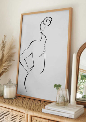 Tablou înramat „Back” de Pictufy Studio II