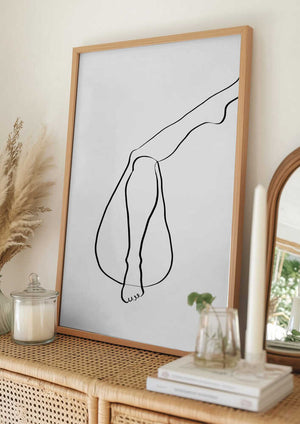Tablou înramat „Legs” de Pictufy Studio II