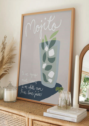 Tablou înramat „Mojito” de Pictufy Studio II