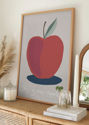 Tablou înramat „This is an Apple” de Pictufy Studio II