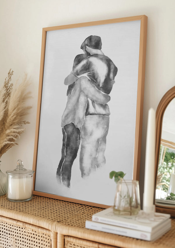 Tablou înramat „Embrace” de Pictufy Studio II