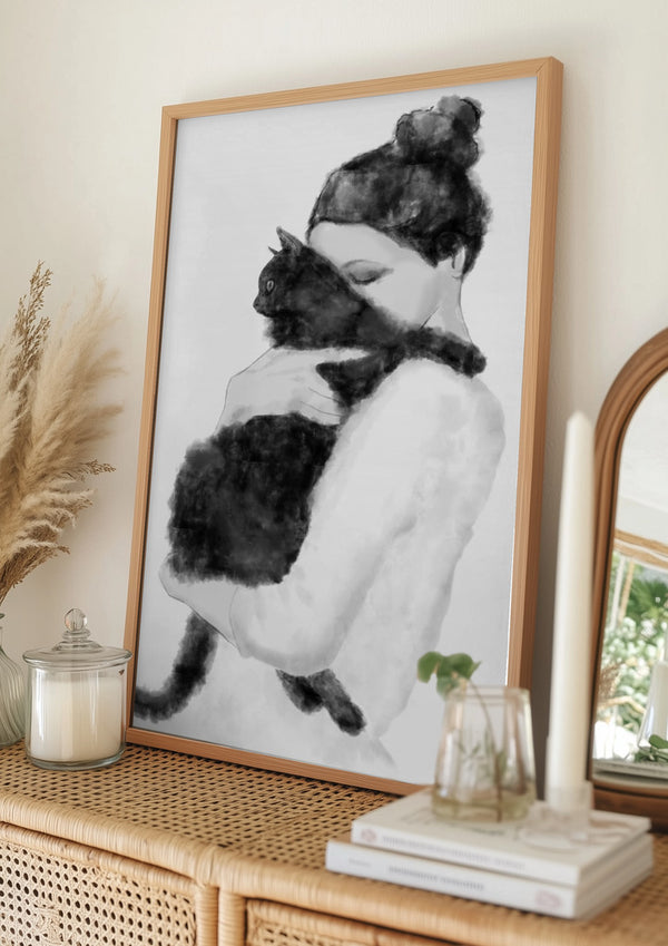 Tablou înramat „Cat Lover” de Pictufy Studio II