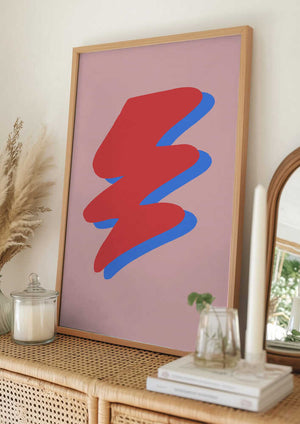 Tablou înramat „Lightning” de Pictufy Studio