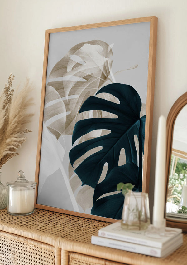 Tablou înramat „Monstera Creative 05” de Pictufy Studio III