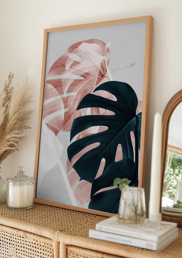 Tablou înramat „Monstera Creative 09” de Pictufy Studio III