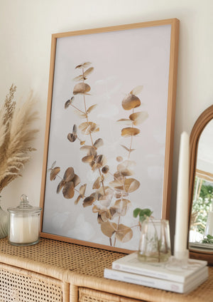 Tablou înramat „Eucalyptus Creative Gold 03” de Pictufy Studio III