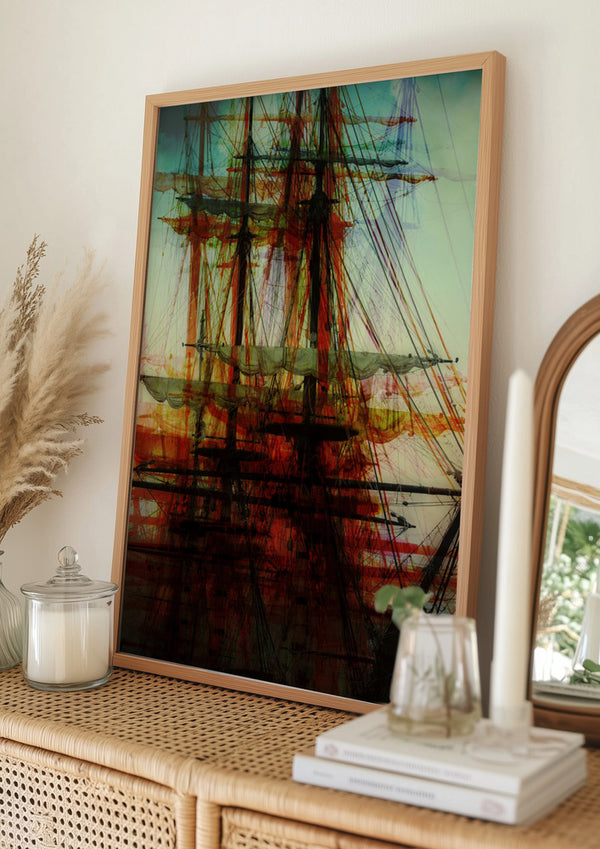 Tablou înramat „The beautiful sea” de Bastian Kienitz