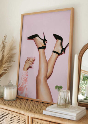 Tablou înramat „Cheers Peaches” de Pictufy Studio III