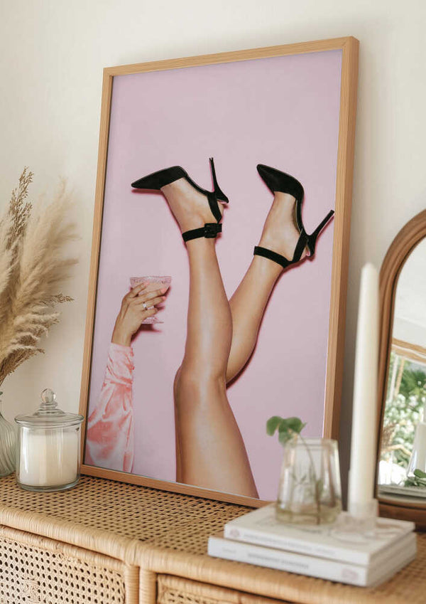 Tablou înramat „Cheers Peaches” de Pictufy Studio III