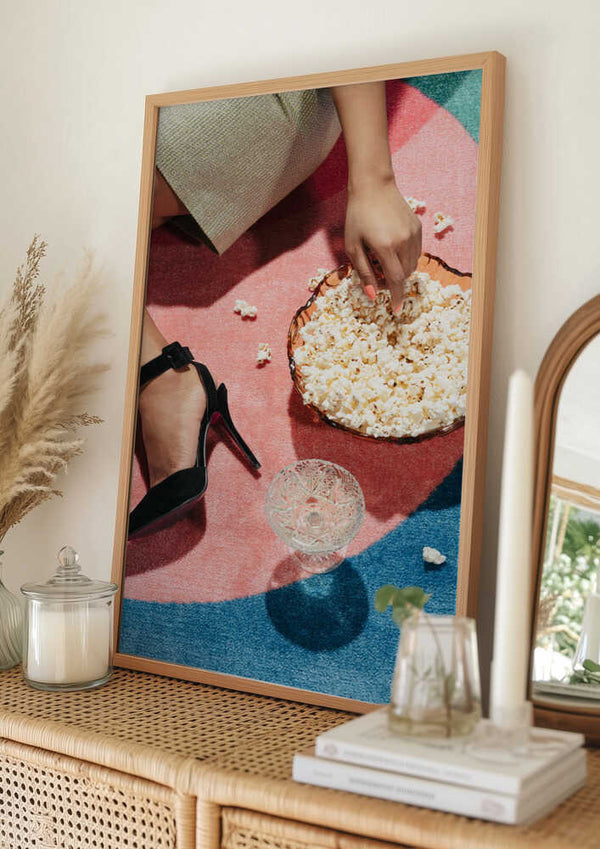 Tablou înramat „Movie Night #02” de Pictufy Studio III