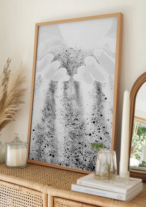 Tablou înramat „Sand” de Pictufy Studio II