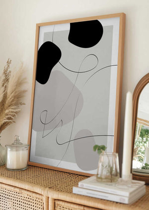 Tablou înramat „Shapes Autograph” de Pictufy Studio II
