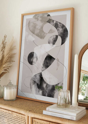 Tablou înramat „Shapes Shatters” de Pictufy Studio II