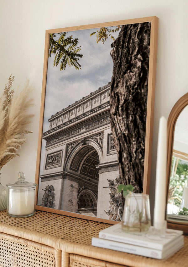 Tablou înramat „Arc de Triomphe Paris” de Pictufy Studio III