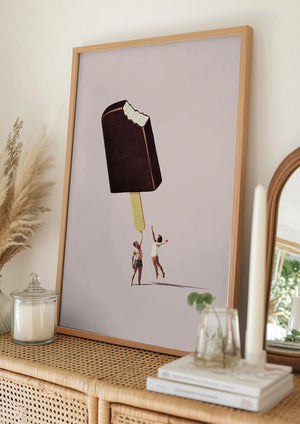 Tablou înramat „You treat me well” de Maarten Léon