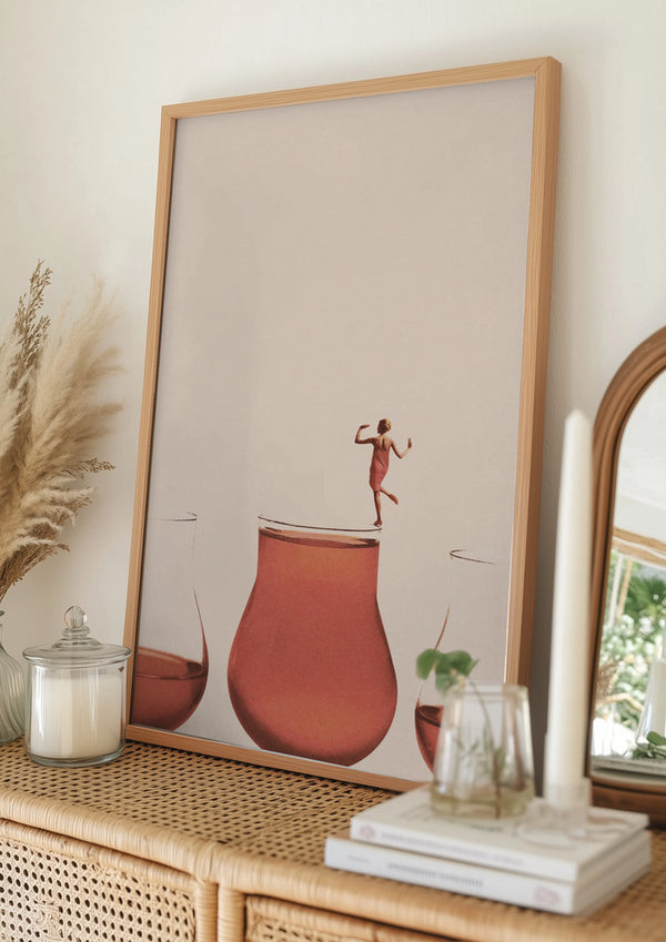 Tablou înramat „I prefer the full one” de Maarten Léon