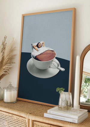 Tablou înramat „Morning rituals” de Maarten Léon