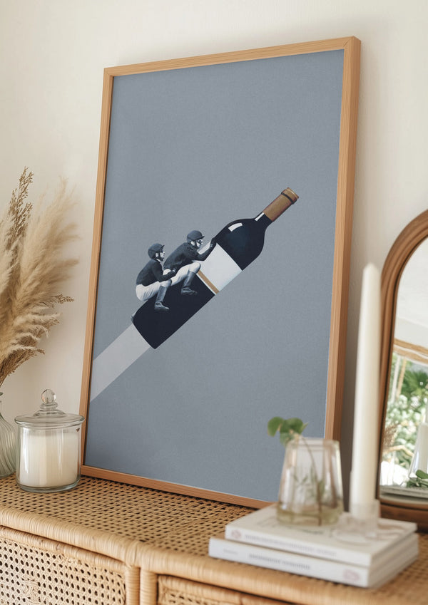 Tablou înramat „We ride until dawn” de Maarten Léon