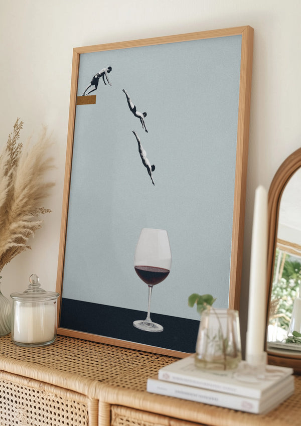 Tablou înramat „Your best friends forget you get old” de Maarten Léon