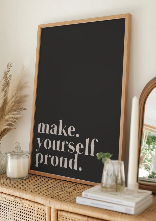 Tablou înramat „Motivational Phrase” de uplusmestudio