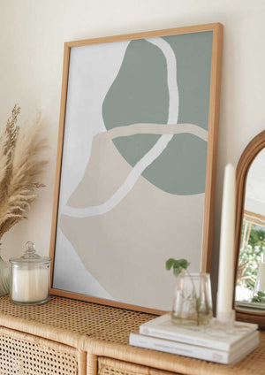 Tablou înramat „Abstract Earth Flow” de uplusmestudio