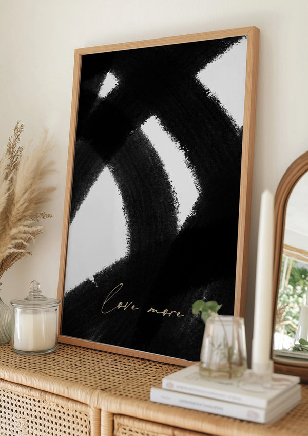 Tablou înramat „Love's Abstract Path” de uplusmestudio