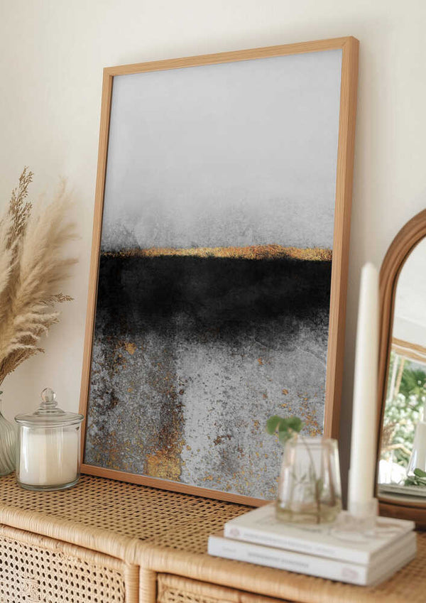 Tablou înramat „Soot And Gold” de Elisabeth Fredriksson