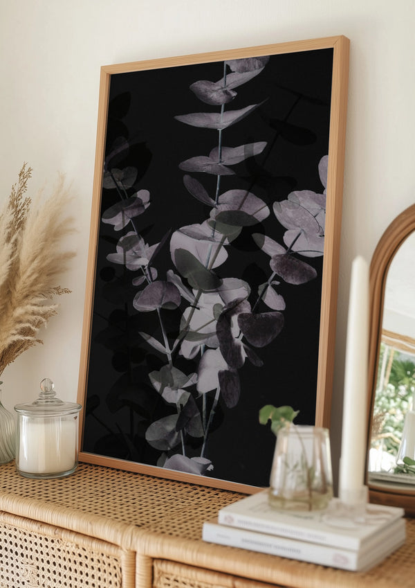 Tablou înramat „Eucalyptus_Negative_001” de Pictufy Studio III