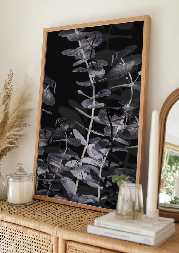 Tablou înramat „Eucalyptus_Negative_002” de Pictufy Studio III