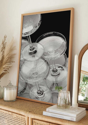 Tablou înramat „Champagne tower_5” de Pictufy Studio III