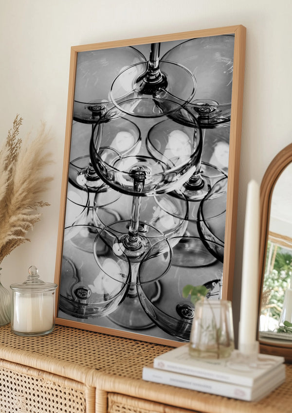 Tablou înramat „Champagne tower_8” de Pictufy Studio III