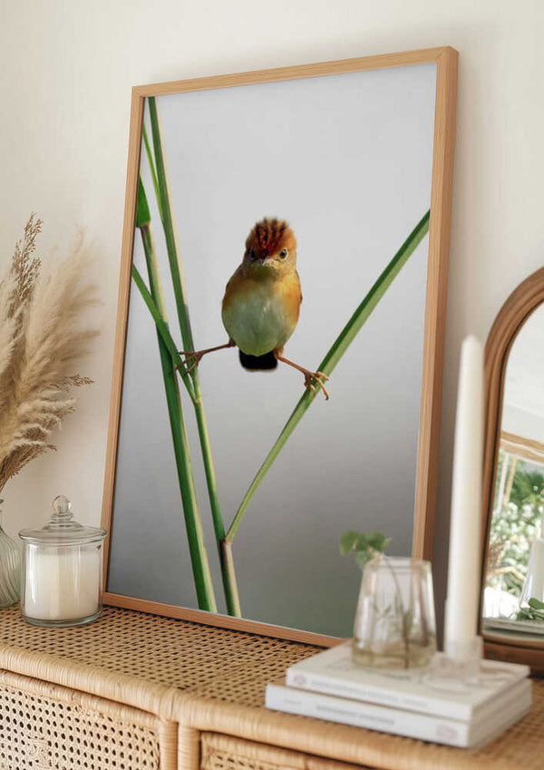 Tablou înramat „Kung Fu Master” de Lina Gunawan