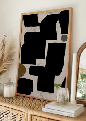 Tablou înramat „Shapes in Harmony” de THE MIUUS STUDIO