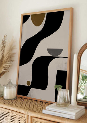 Tablou înramat „Fluid Geometrics” de THE MIUUS STUDIO