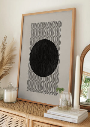 Tablou înramat „Wave Eclipse” de THE MIUUS STUDIO