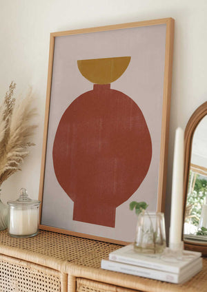 Tablou înramat „Geometric Harmony” de THE MIUUS STUDIO