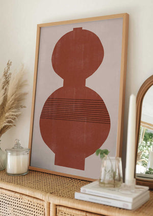 Tablou înramat „Vase No3.” de THE MIUUS STUDIO