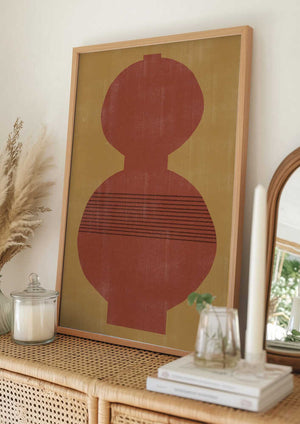 Tablou înramat „Vase No5.” de THE MIUUS STUDIO
