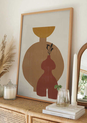 Tablou înramat „Vase No10.” de THE MIUUS STUDIO