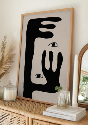 Tablou înramat „Surreal Gaze” de THE MIUUS STUDIO