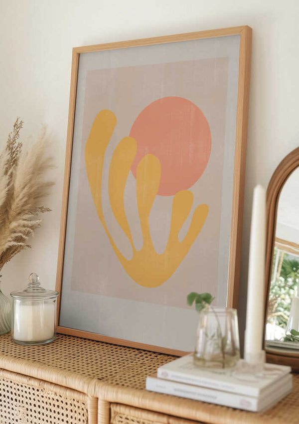 Tablou înramat „Solar Embrace” de THE MIUUS STUDIO