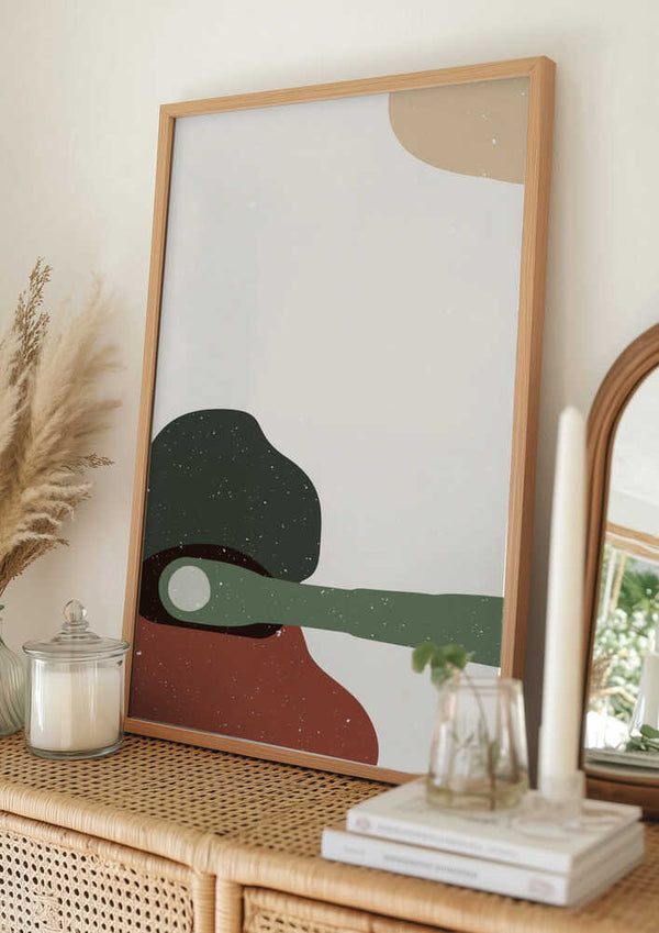 Tablou înramat „Abstract composition 4” de NKTN