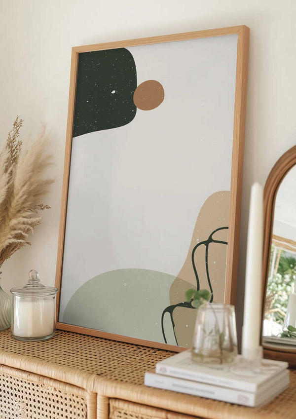 Tablou înramat „Abstract composition 8” de NKTN