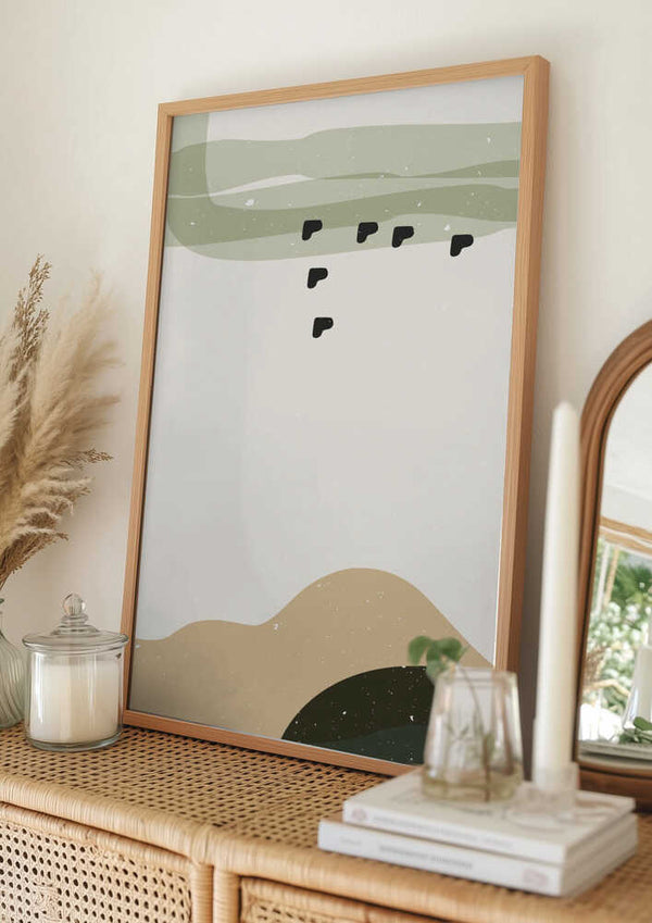 Tablou înramat „Abstract composition 9” de NKTN