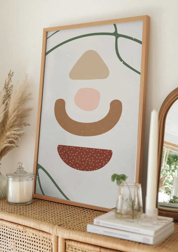 Tablou înramat „Abstract composition 10” de NKTN