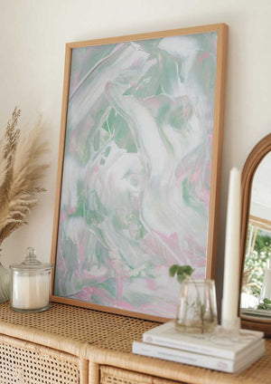 Tablou înramat „Whispers of Pastels” de uplusmestudio